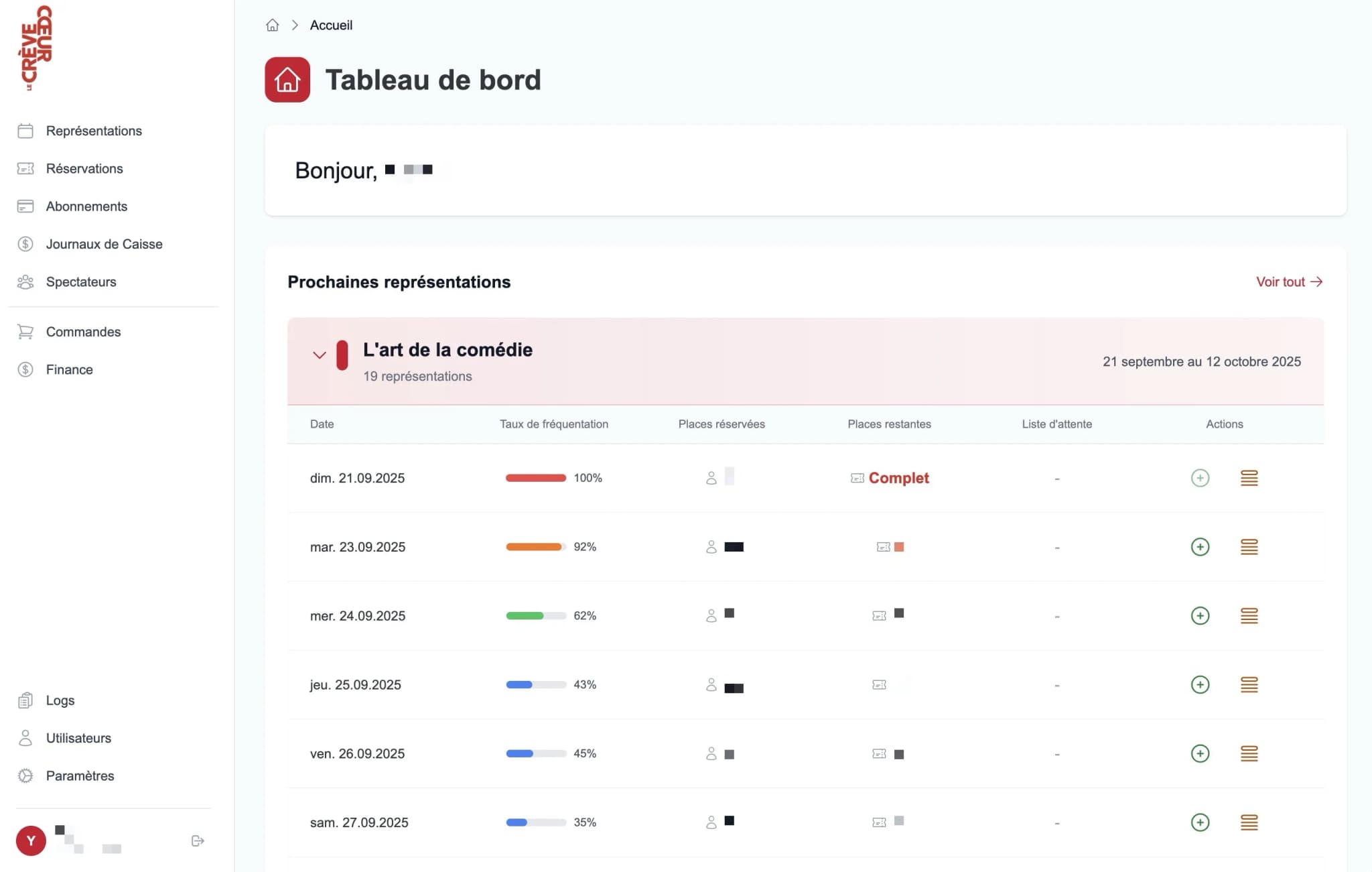 11th digital season for Théâtre le Crève-Cœur